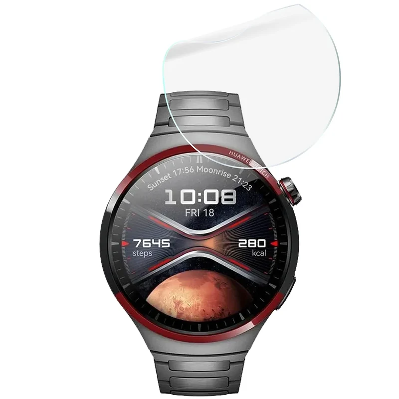 Schutzfolie für den Bildschirm für Huawei Watch 4 Pro, Bizon Watch HydroFlex, 6 Stück