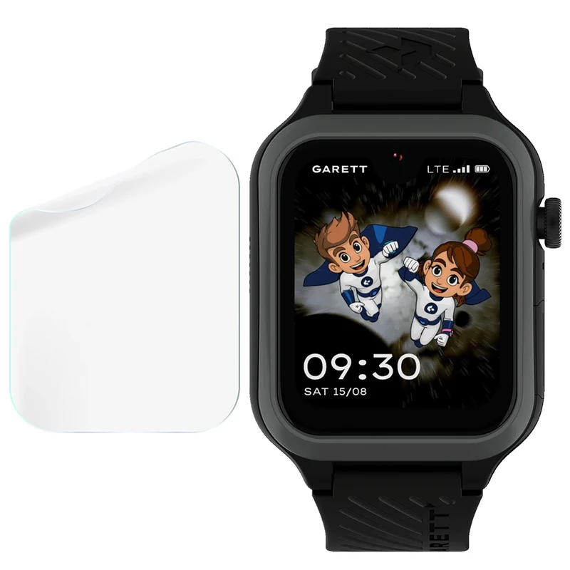 Schutzfolie für den Bildschirm für Garett Kids Essa 2 AI 4G, Bizon Watch HydroFlex, 6 Stück
