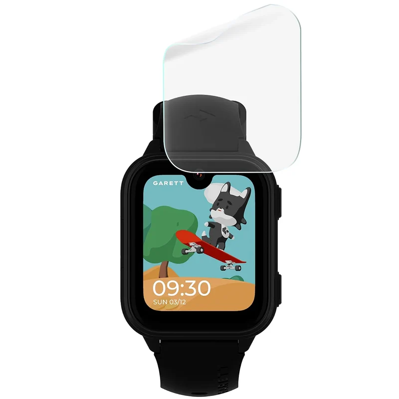 Schutzfolie für den Bildschirm für Garett Kids Vibe 4G, Bizon Watch HydroFlex, 6 Stück