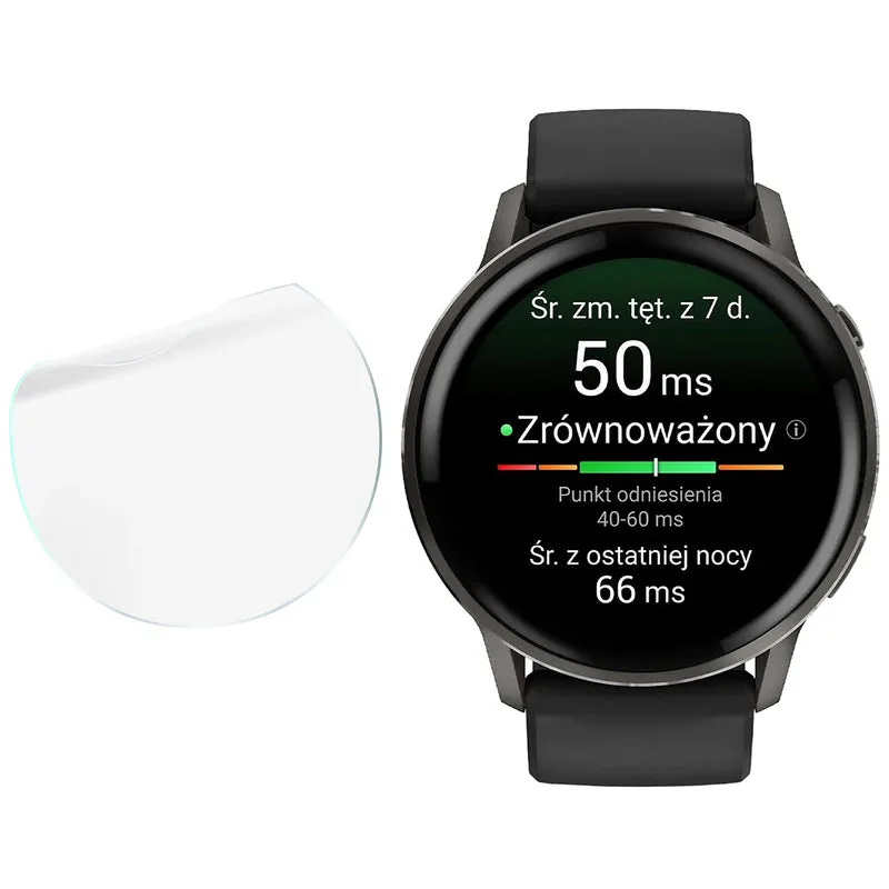 Schutzfolie für den Bildschirm für Garmin Venu 4 45 mm, Bizon Watch HydroFlex, 6 Stück