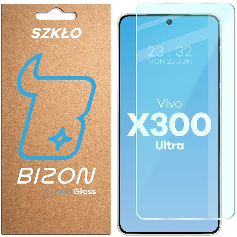 Gehärtetes Glas für Vivo X300 Ultra, Bizon Glass Clear