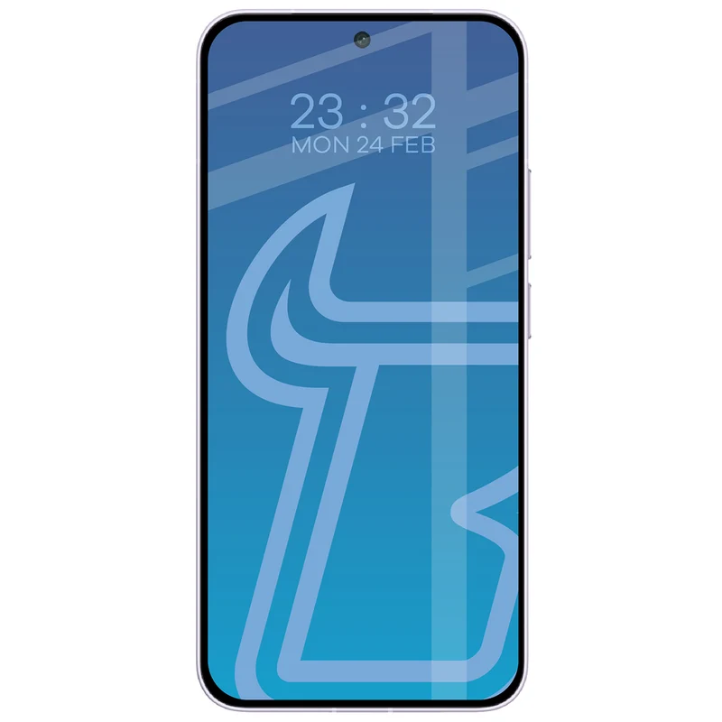 Gehärtetes Glas für Vivo X300 FE, Bizon Glass Edge, Schwarzer Rahmen