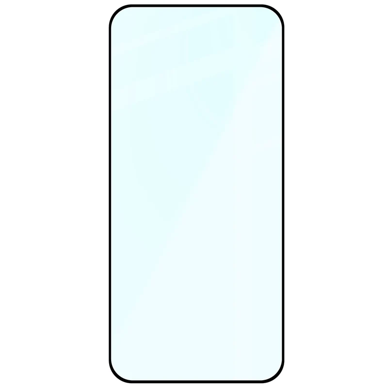Gehärtetes Glas für Vivo X300 FE, Bizon Glass Edge, Schwarzer Rahmen