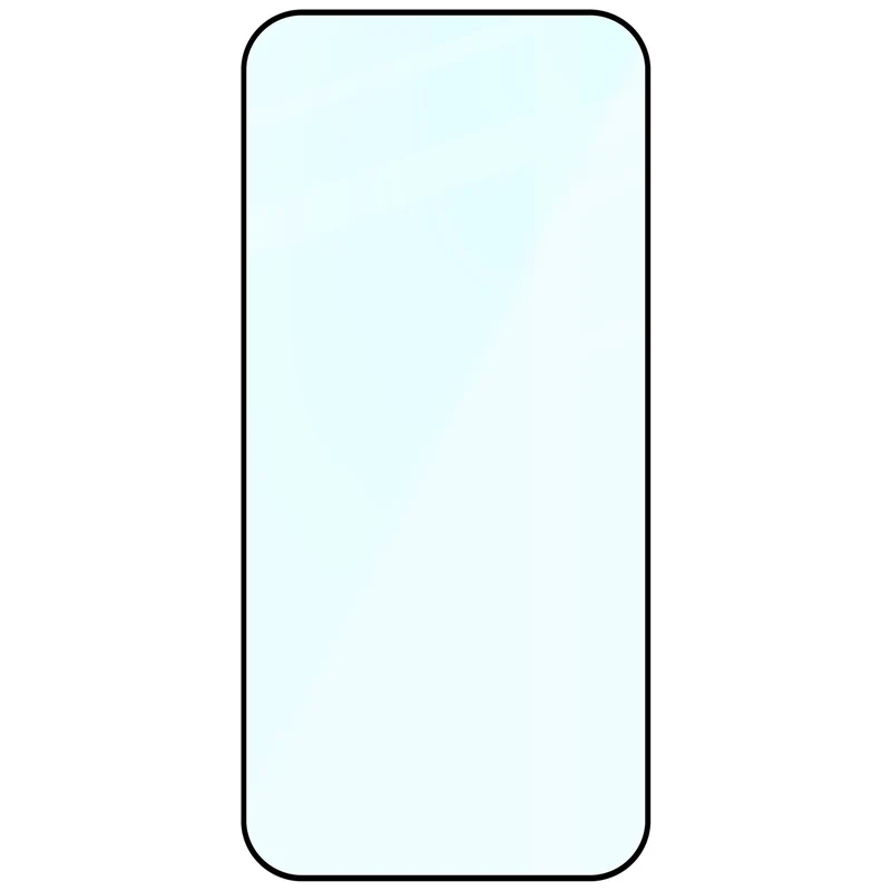 Gehärtetes Glas für Motorola Moto G67 5G / G77 5G / G87 5G, Bizon Glass Edge, Schwarzer Rahmen
