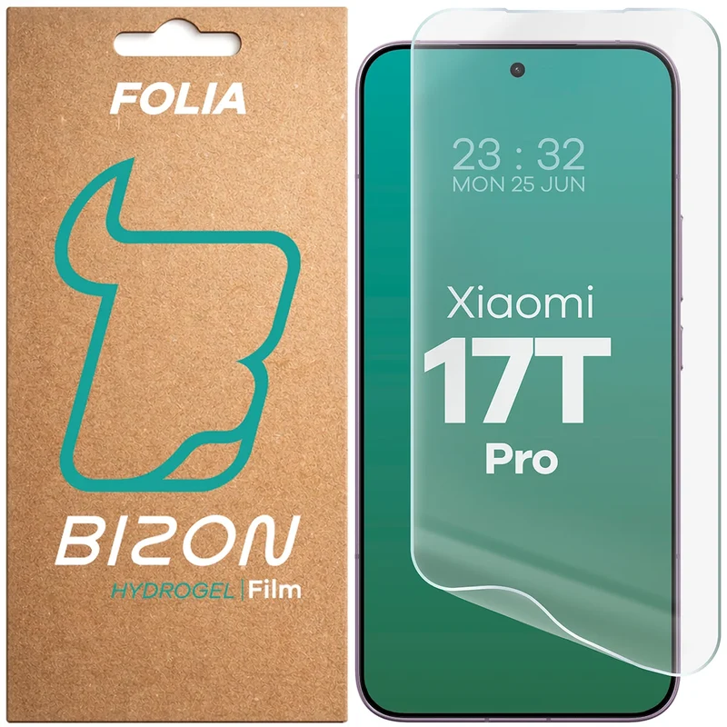 Hydrogel Folie für den Bildschirm für Xiaomi 17T Pro, Bizon Film Hydrogel Front, 1 Stück