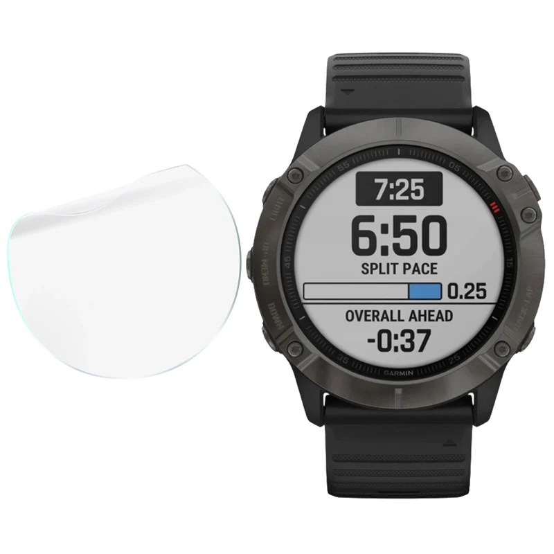 Schutzfolie für den Bildschirm für Garmin Fenix 6X / 6X Pro 51 mm, Bizon Watch HydroFlex, 3 Stück