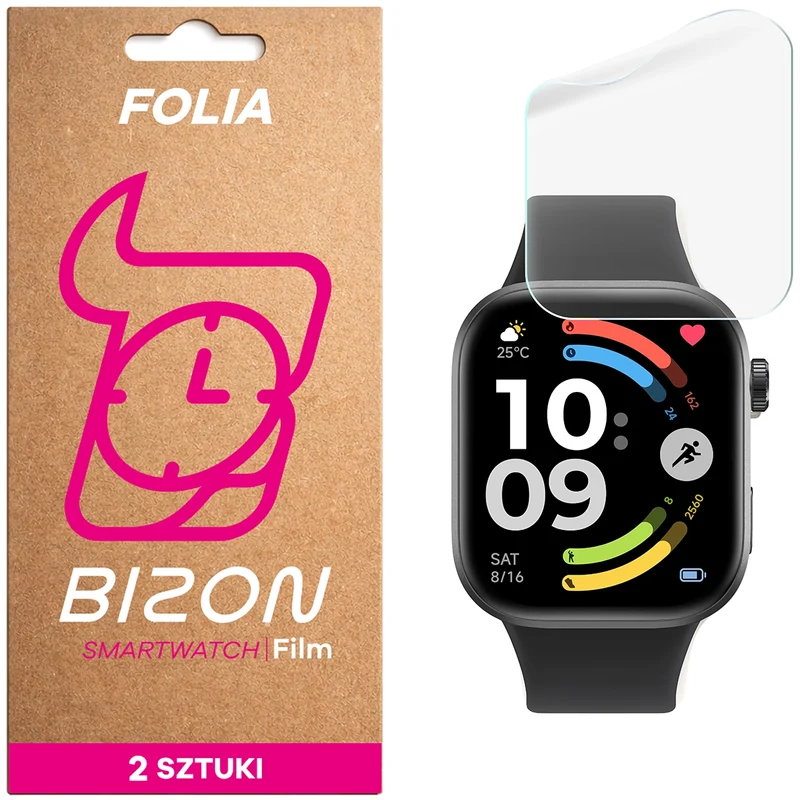 Hydrogel Folie für den Bildschirm für Xiaomi Redmi Watch 6 / 6 Active, Bizon Watch Film Hydrogel Duo, 2 Stück