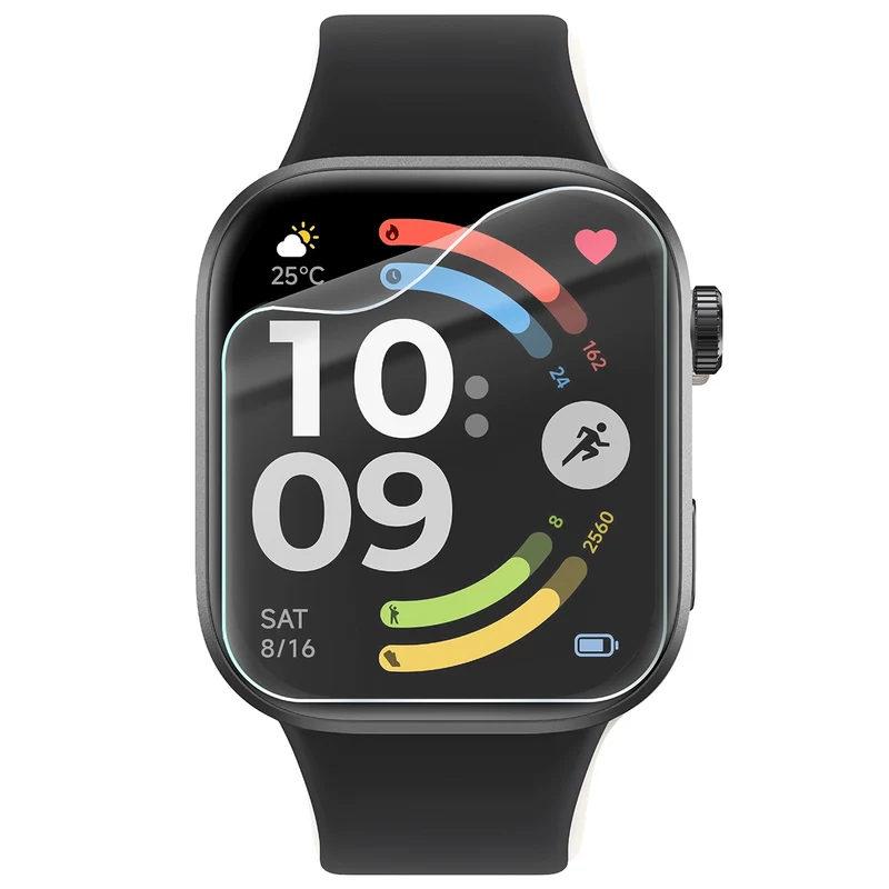 Hydrogel Folie für den Bildschirm für Xiaomi Redmi Watch 6 / 6 Active, Bizon Watch Film Hydrogel Duo, 2 Stück
