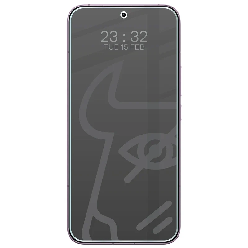 Hybridglas mit Privatschutzfilter für Xiaomi 17T Pro, Bizon Hybrid Shadow, Matt