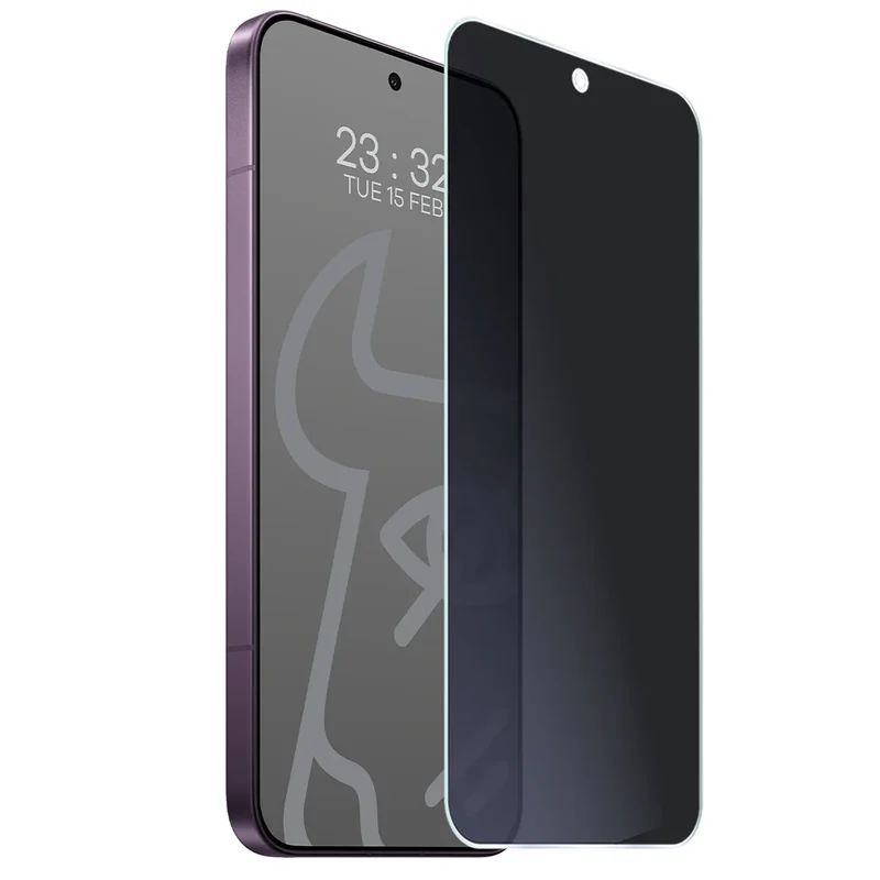 Hybridglas mit Privatschutzfilter für Xiaomi 17T Pro, Bizon Hybrid Shadow, Matt