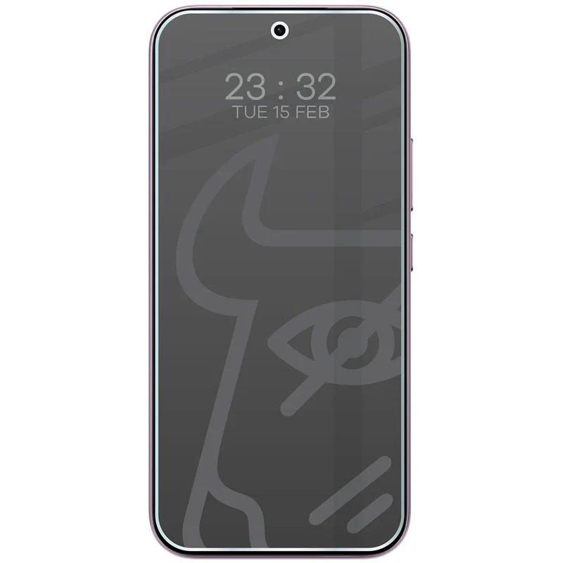 Hybridglas mit Privatschutzfilter für Xiaomi 17T, Bizon Hybrid Shadow, Matt