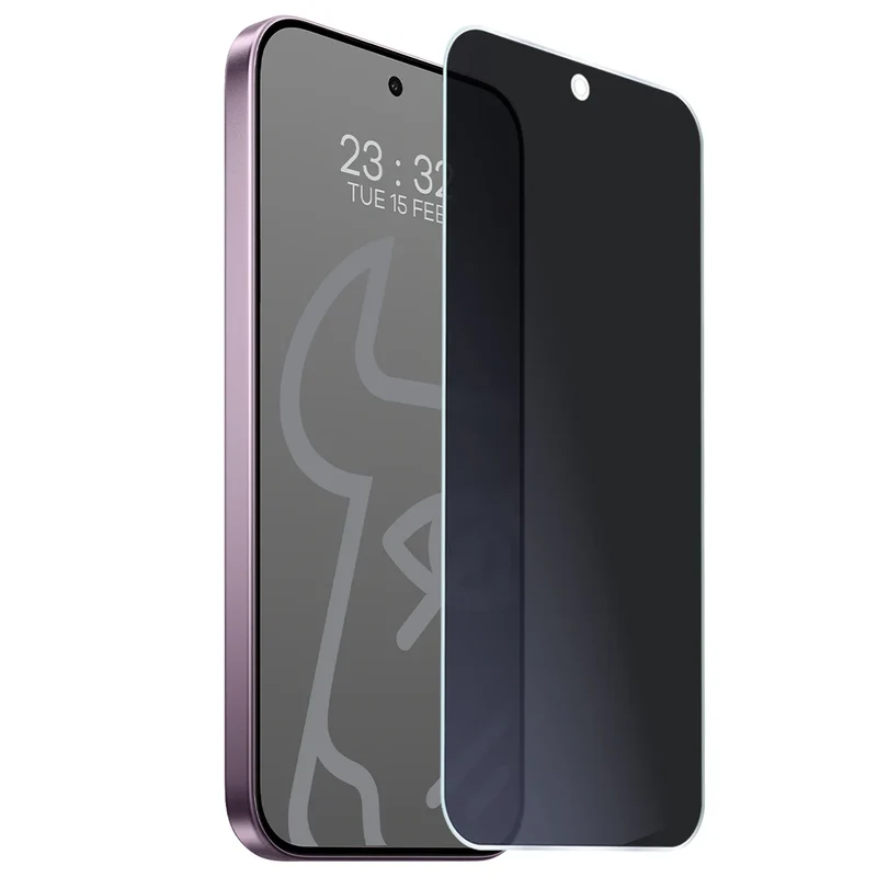 Hybridglas mit Privatschutzfilter für Xiaomi 17T, Bizon Hybrid Shadow, Matt