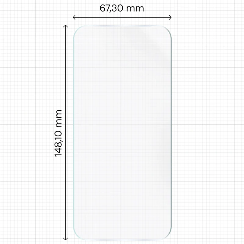Hydrogel Folie für den Bildschirm für Vivo X300 FE, Bizon Film Hydrogel Front, 1 Stück