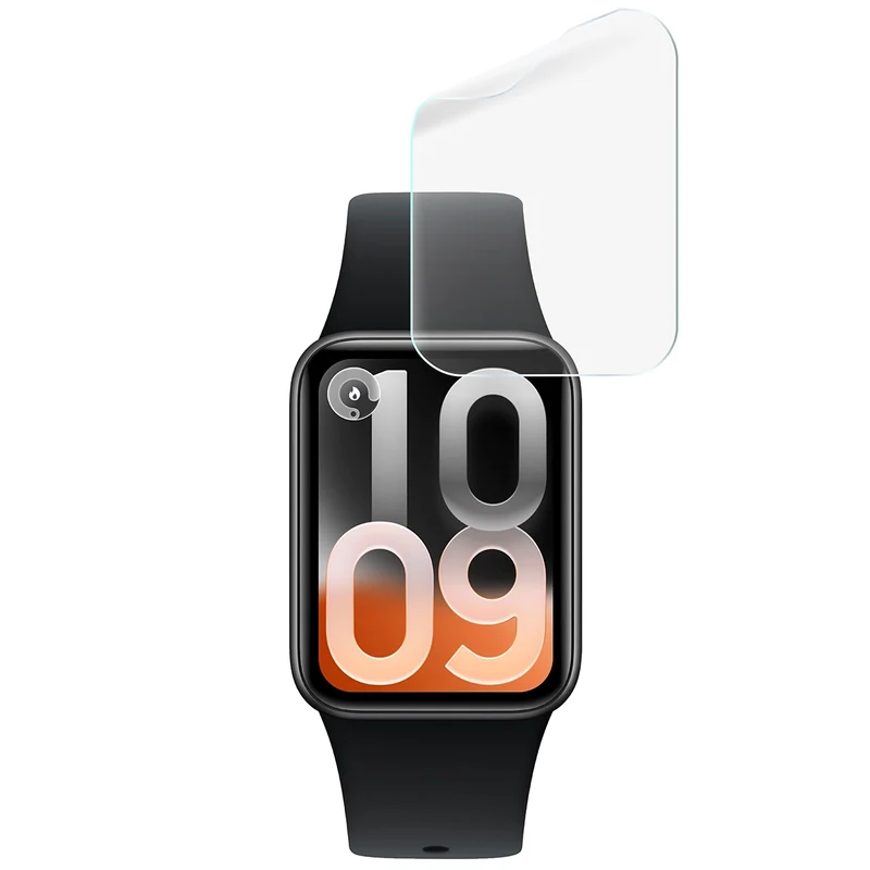 Schutzfolie für den Bildschirm für Xiaomi Smart Band 10 Pro, Bizon Watch HydroFlex, 3 Stück