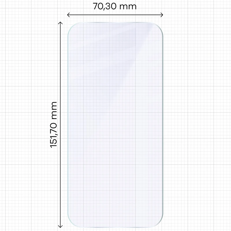 Flexibles Hybridglas für Honor 600 5G, Bizon Hybrid Mule Duo, 2 Stück