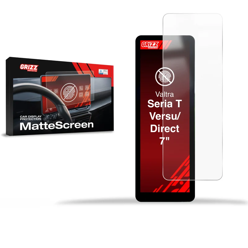 Matte Autodisplayfolie für Valtra seria T Direct A-Pillar Display 7" (2017-2026), Grizz Protector