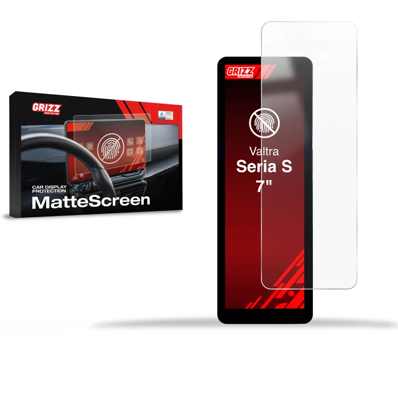 Matte Autodisplayfolie für Valtra seria S A-Pillar Display 7" (2017-2026), Grizz Protector