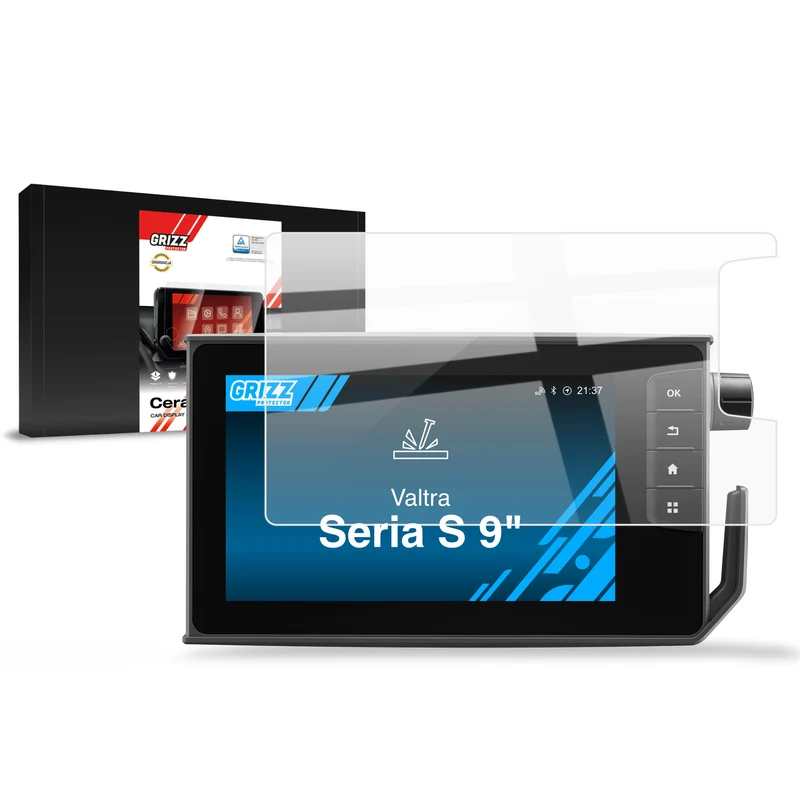Keramische Autodisplayfolie für Valtra seria S SmartTouch 9" (2017-2026), Grizz Protector