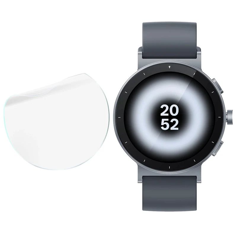 Schutzfolie für den Bildschirm für Realme Watch S5, Bizon Watch HydroFlex, 3 Stück