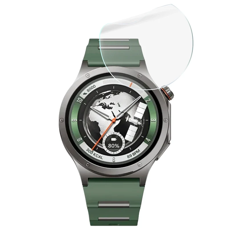 Schutzfolie für den Bildschirm für OnePlus Watch 4, Bizon Watch HydroFlex, 3 Stück