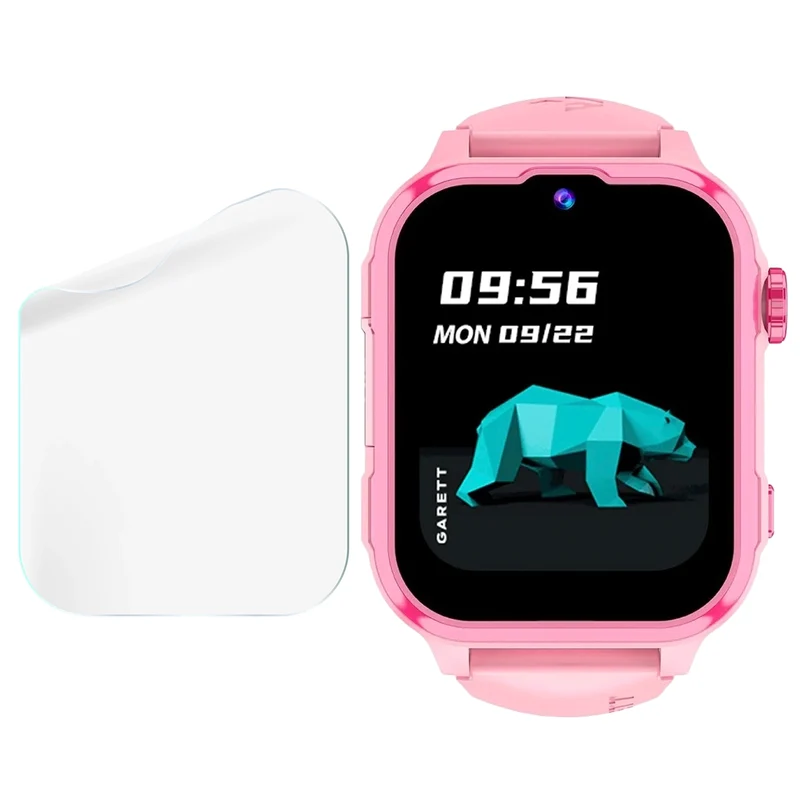 Schutzfolie für den Bildschirm für Garett Kids Hero Pro 4G, Bizon Watch HydroFlex, 3 Stück