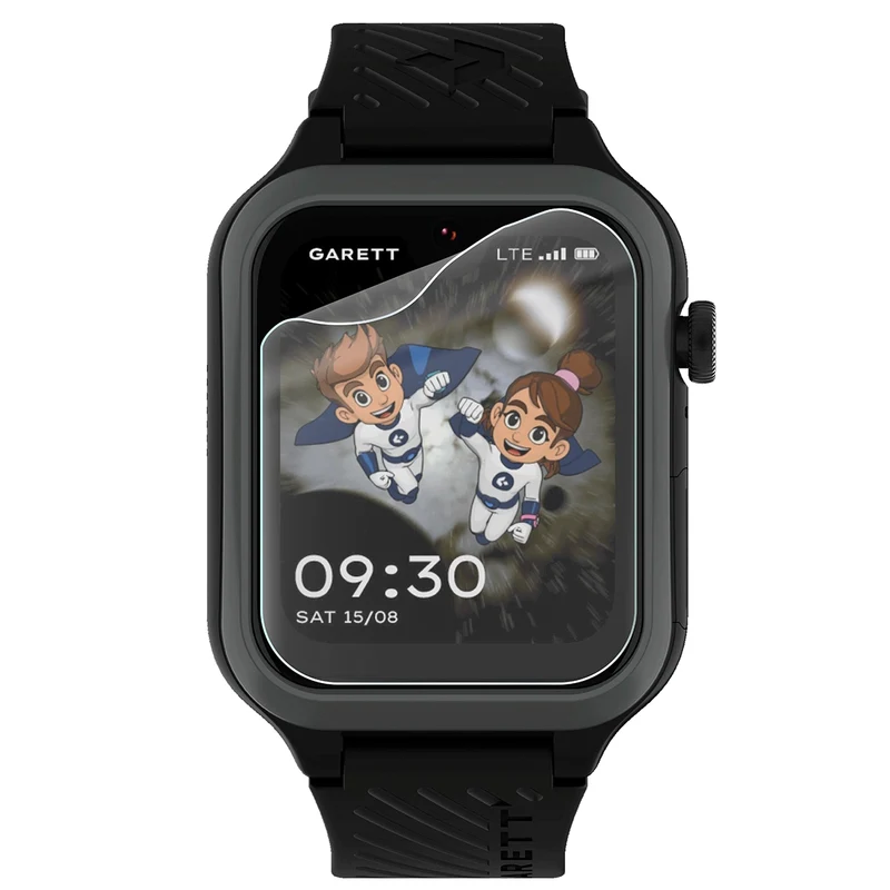 Schutzfolie für den Bildschirm für Garett Kids Essa 2 AI 4G, Bizon Watch HydroFlex, 3 Stück