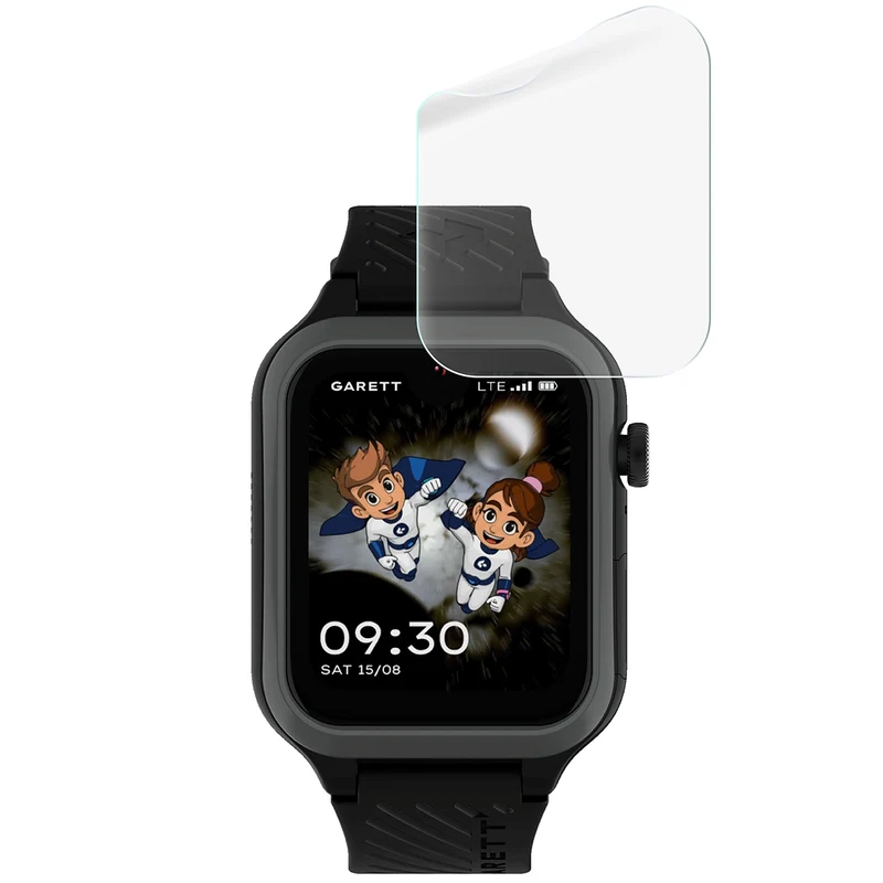 Schutzfolie für den Bildschirm für Garett Kids Essa 2 AI 4G, Bizon Watch HydroFlex, 3 Stück