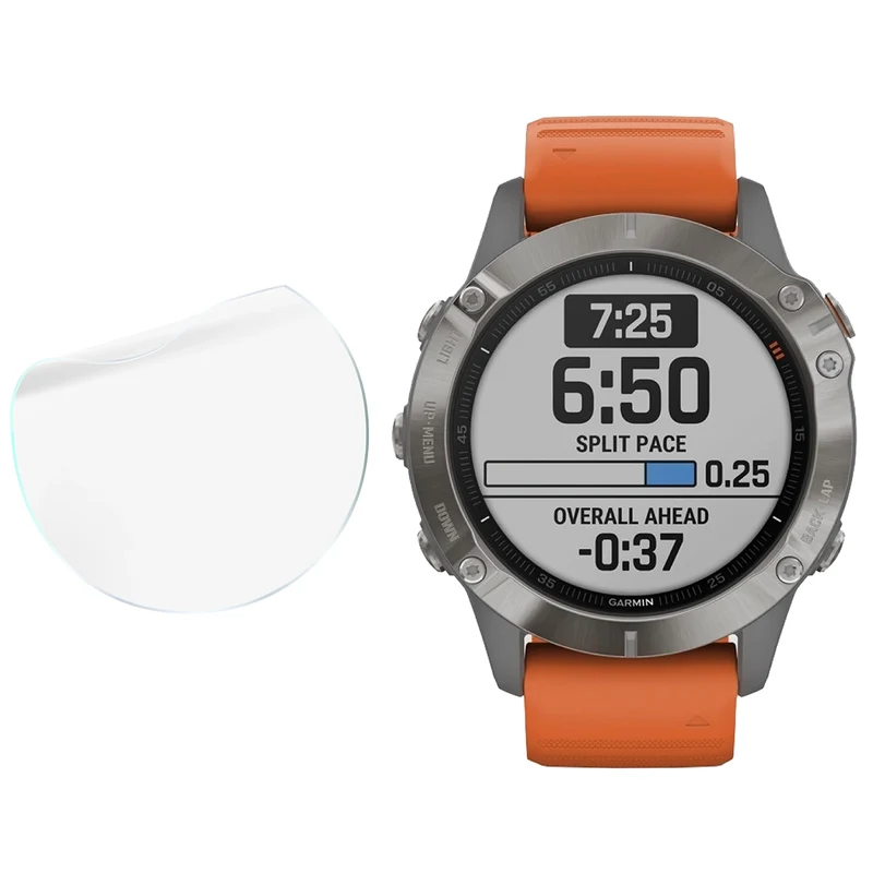 Schutzfolie für den Bildschirm für Garmin Fenix 6 / 6 Pro 47 mm, Bizon Watch HydroFlex, 3 Stück