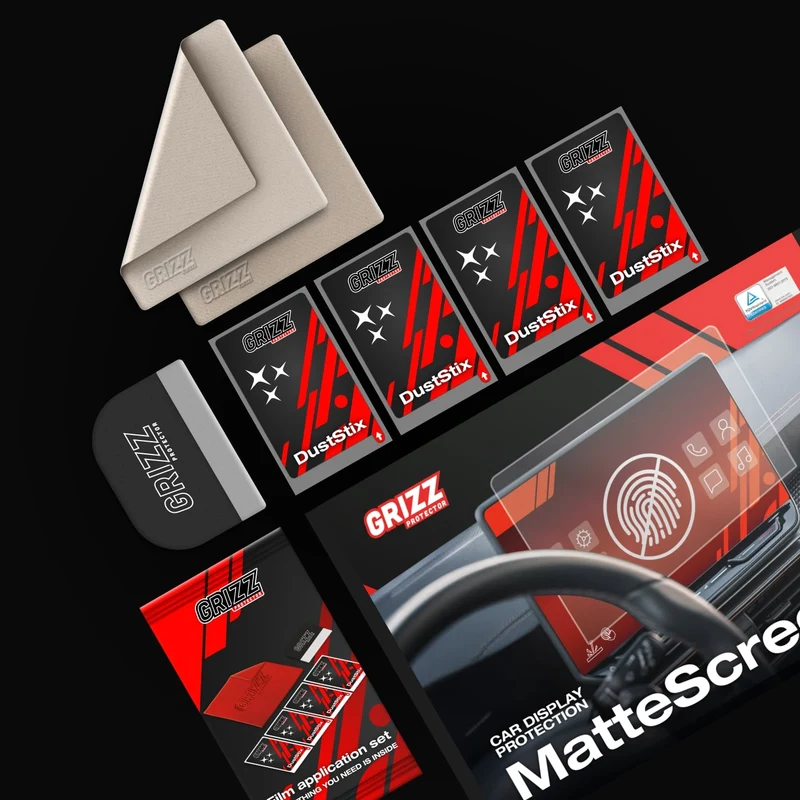Matte Autodisplayfolie für Renault Clio 6 10,1" (2026), Grizz Protector