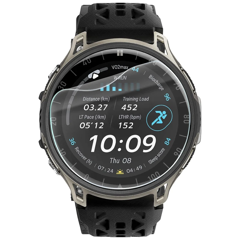 Schutzfolie für den Bildschirm für Amazfit Cheetah 2 Ultra, Bizon Watch HydroFlex, 3 Stück