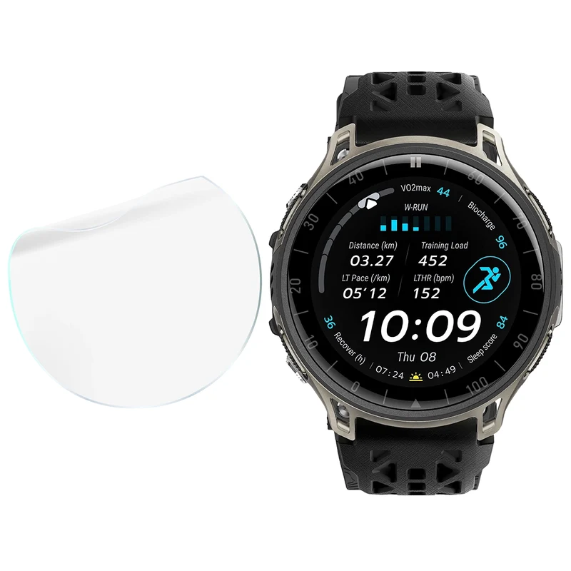 Schutzfolie für den Bildschirm für Amazfit Cheetah 2 Ultra, Bizon Watch HydroFlex, 3 Stück