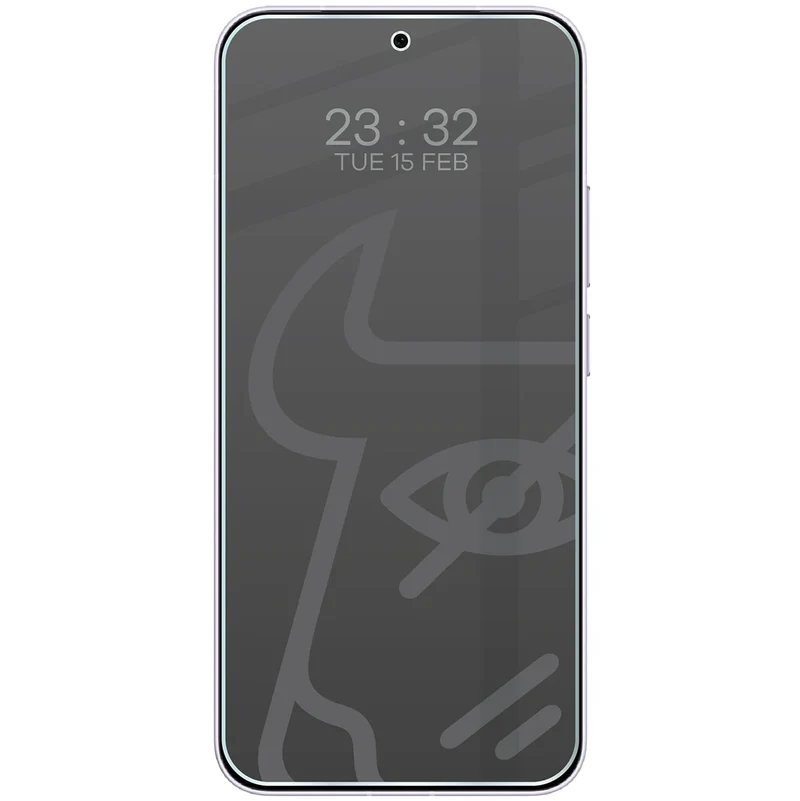 Hybridglas mit Privatschutzfilter für Vivo X300 FE, Bizon Hybrid Shadow, Matt
