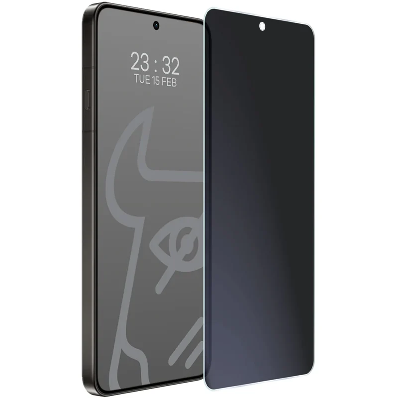 Hybridglas mit Privatschutzfilter für Oppo Find X9 Ultra, Bizon Hybrid Shadow, Matt