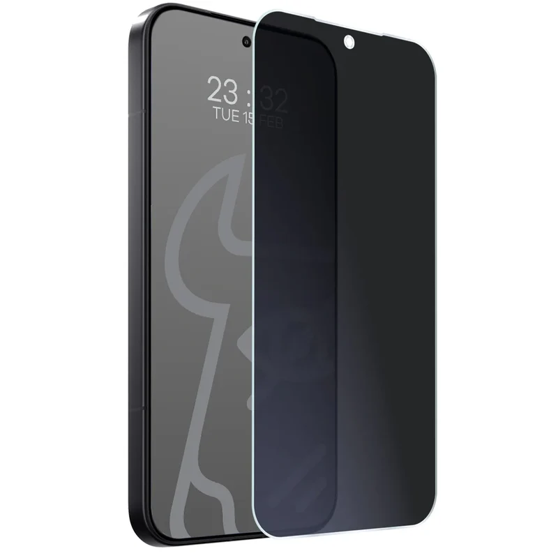 Hybridglas mit Privatschutzfilter für Xiaomi 17 Ultra, Bizon Hybrid Shadow, Matt