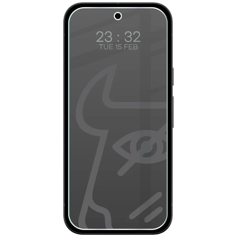 Hybridglas mit Privatschutzfilter für Google Pixel 10a, Bizon Hybrid Shadow, Matt