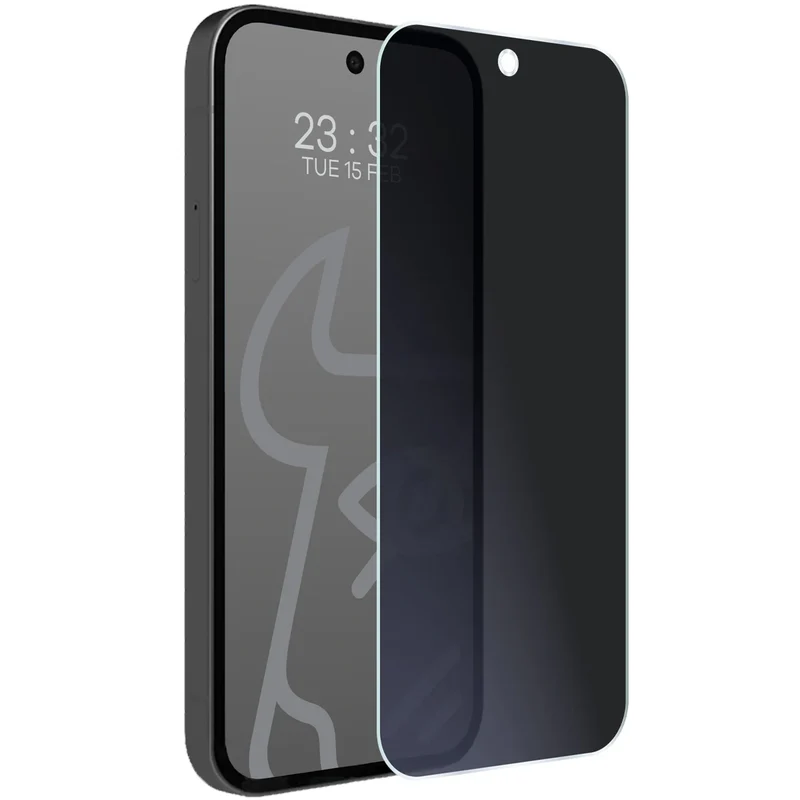 Hybridglas mit Privatschutzfilter für Google Pixel 10a, Bizon Hybrid Shadow, Matt