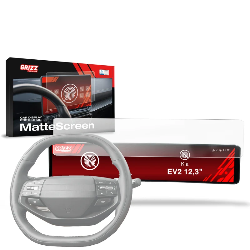 Matte Autodisplayfolie für Kia EV2 24" (2026), Grizz Protector
