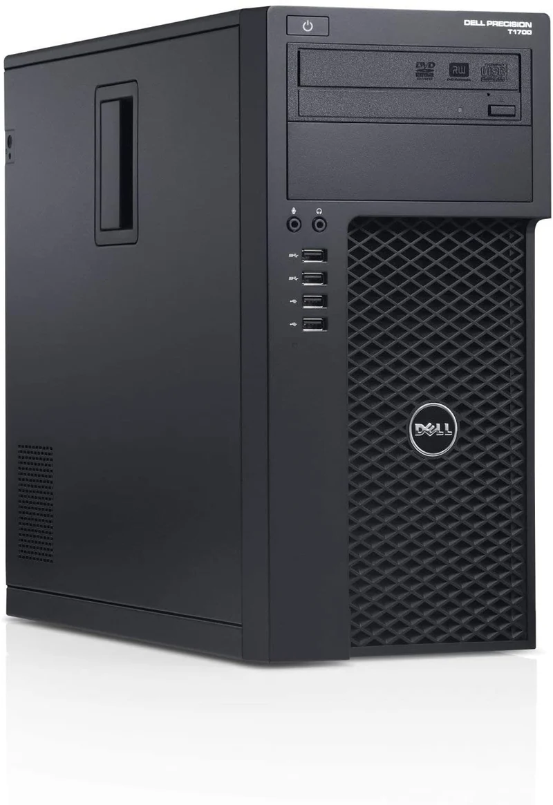 Dell Precision WORKSTATION T1700 MT Desktop-PC | Intel Core i7 | 16 GB RAM | 480 GB SSD | AMD FirePro W4100