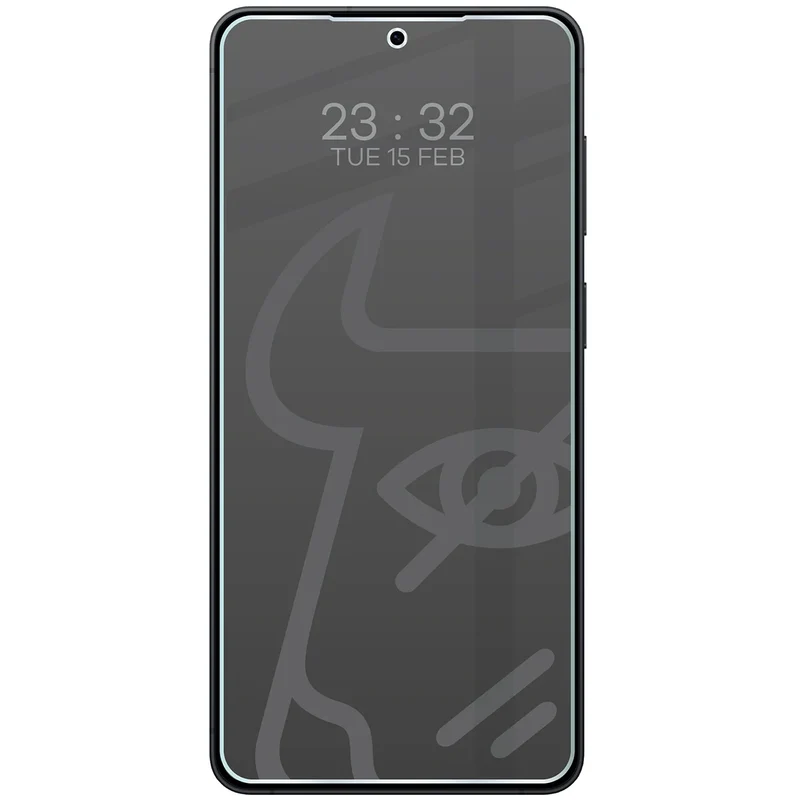 Hybridglas mit Privatschutzfilter für Galaxy S26 Plus, Bizon Hybrid Shadow, Matt