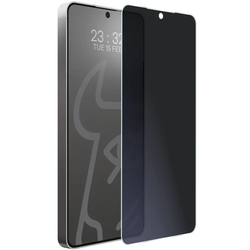 Hybridglas mit Privatschutzfilter für Galaxy S26 Plus, Bizon Hybrid Shadow, Matt