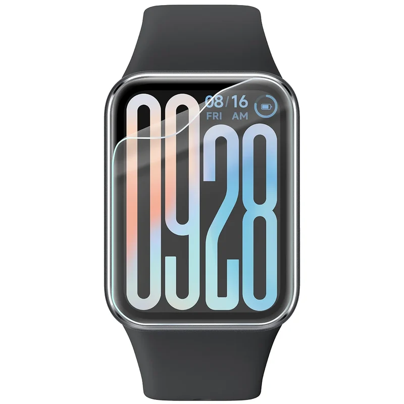 Schutzfolie für den Bildschirm für Xiaomi Smart Band 9 Pro, Bizon Watch HydroFlex, 3 Stück