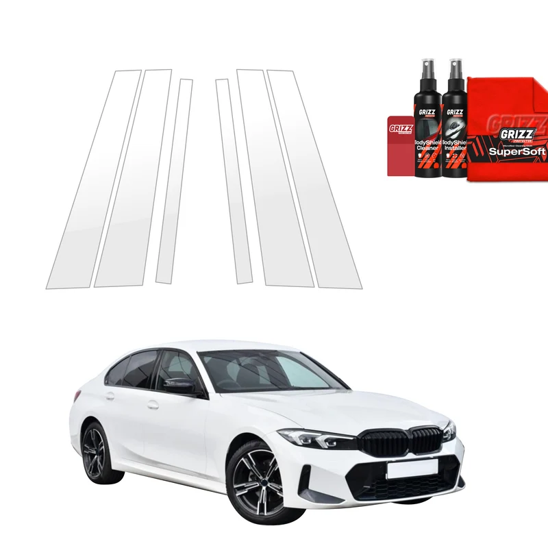 6in1 Schutzfolie Grizz Protector für B-C-Säule - BMW 3 G20 Sedan (2022-2026)