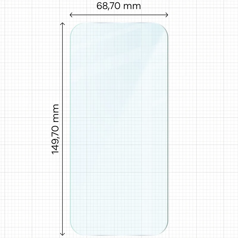 Gehärtetes Glas für Google Pixel 10a, Bizon Glass Clear Duo, 2 Stück