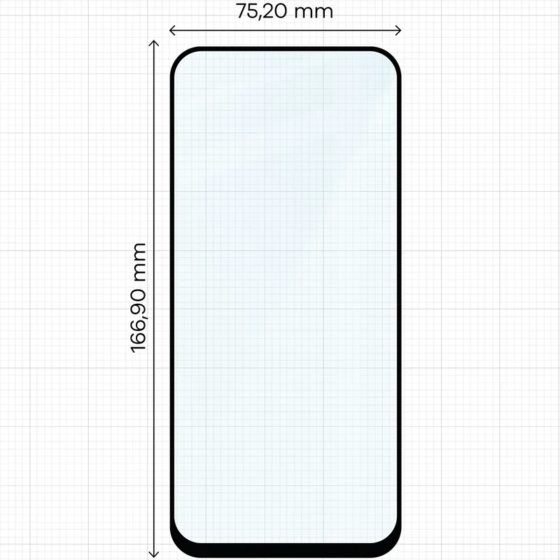 Gehärtetes Glas mit Applikationsrahme für Xiaomi Redmi 15C 4G / 5G, Bizon Glass Aplikator Edge, 2 Sets