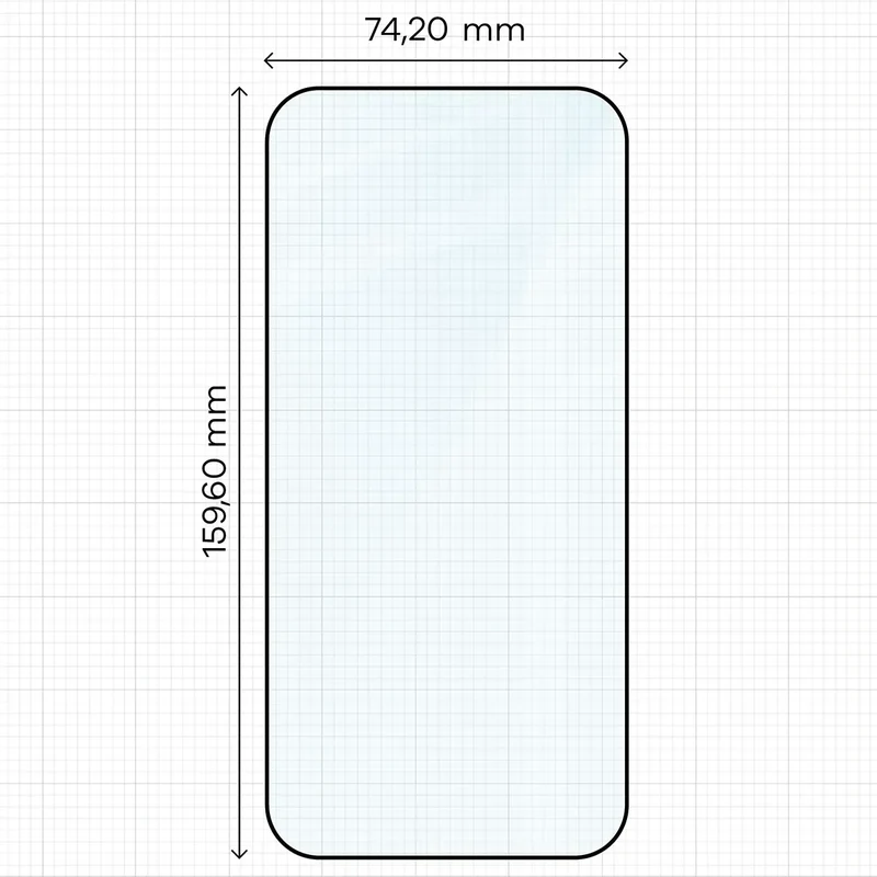 Gehärtetes Glas mit Applikationsrahme für Xiaomi 17 Ultra, Bizon Glass Aplikator Edge, 2 Sets