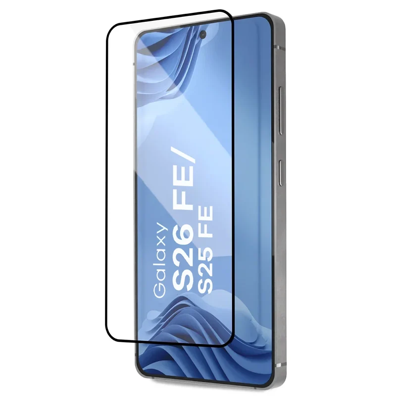 Gehärtetes Glas mit Applikationsrahme für Galaxy S26 FE / S25 FE, Bizon Glass Aplikator Edge, 2 Sets