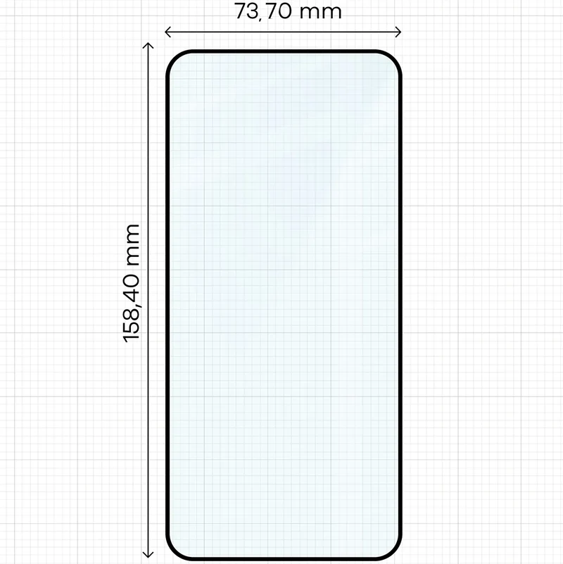 Gehärtetes Glas mit Applikationsrahme für Galaxy A36 5G, Bizon Glass Aplikator Edge, 2 Sets