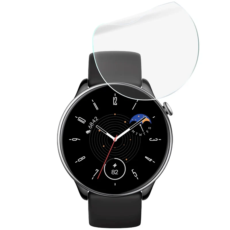 Schutzfolie für den Bildschirm für Amazfit GTR Mini, Bizon Watch HydroFlex, 3 Stück