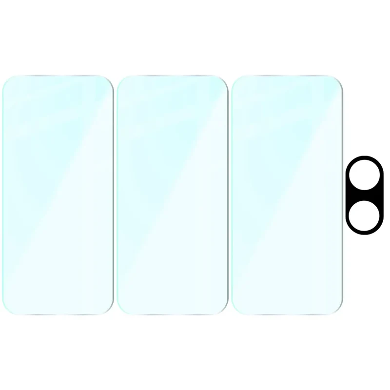 Gehärtetes Glas - 3 Stück + Kameraschutz für Xiaomi POCO X8 Pro, Bizon Glass Clear Pack