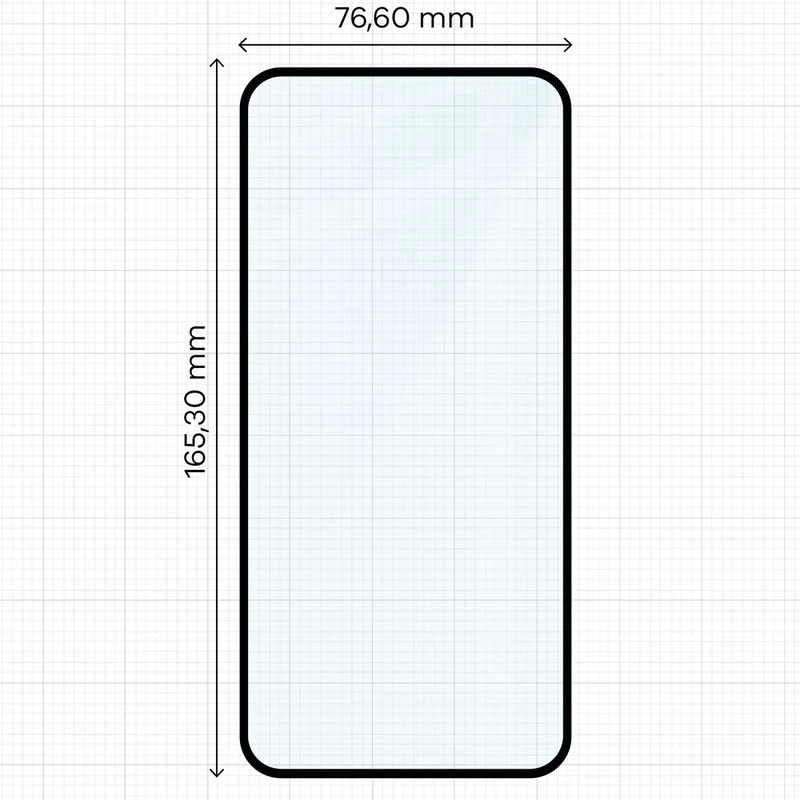 Gehärtetes Glas mit Applikationsrahme für Xiaomi Redmi 15 4G / 5G, Bizon Glass Aplikator Edge, 2 Sets